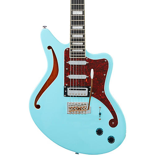 D'Angelico Premier Series Bedford SH Electric Guitar With Tremolo Sky Blue