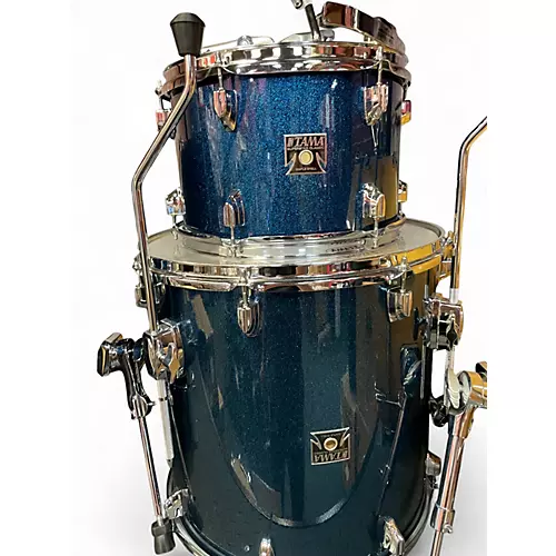 Used TAMA 3 Piece Superstar Classic Indigo Sparkle Drum Kit Indigo Sparkle