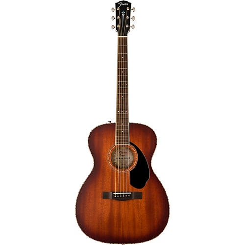 Fender Paramount PO-220E Orchestra Acoustic-Electric Guitar Aged Cognac Burst