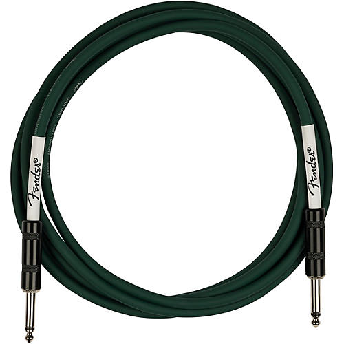Fender Original Series Straight to Straight Instrument Cable 10 ft. Sherwood Green
