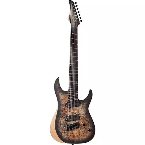 Schecter Guitar Research Reaper-7 MS 7-String Multi-scale Electric Guitar Infernoburst