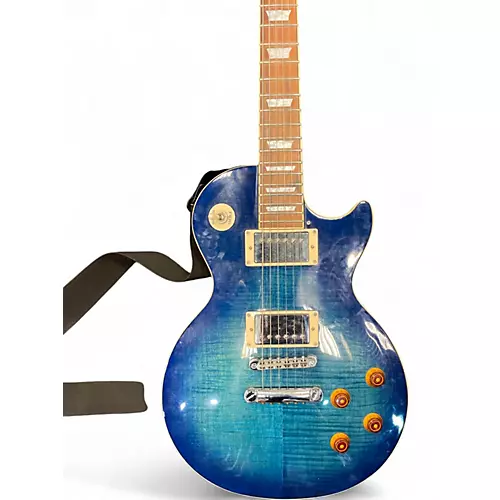 Used Epiphone Les Paul Standard Blue Burst Solid Body Electric Guitar Blue Burst