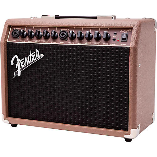 Fender Acoustasonic 40 40W 2x6.5 Acoustic Guitar Amplifier Brown