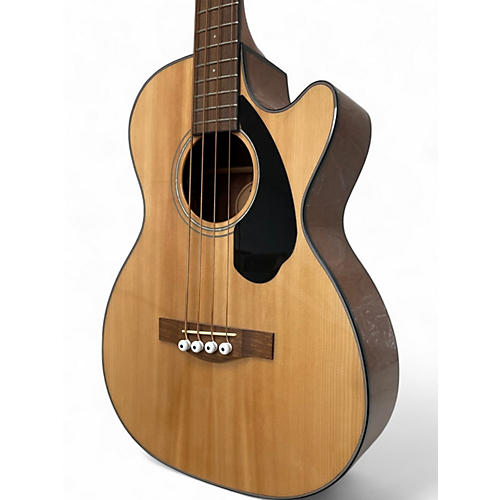 Used Fender cb60sce natural Acoustic Bass Guitar natural