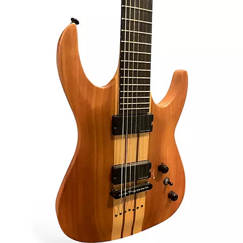 Used Agile Septor Elite 728 Natural Solid Body Electric Guitar Natural