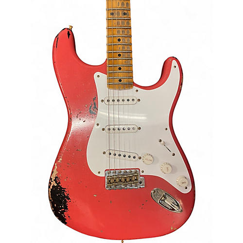 Used Fender Custom Shop 1954 Stratocaster 70th Anniversary Fiesta Red Solid Body Electric Guitar Fiesta Red