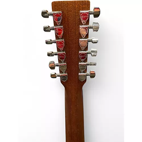 Used Martin DX2E Natural 12 String Acoustic Electric Guitar Natural