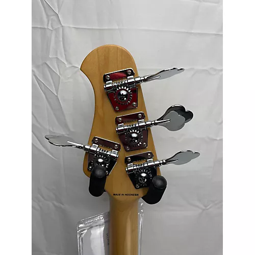 Used Sterling by Music Man Sub series Black Electric Bass Guitar Black