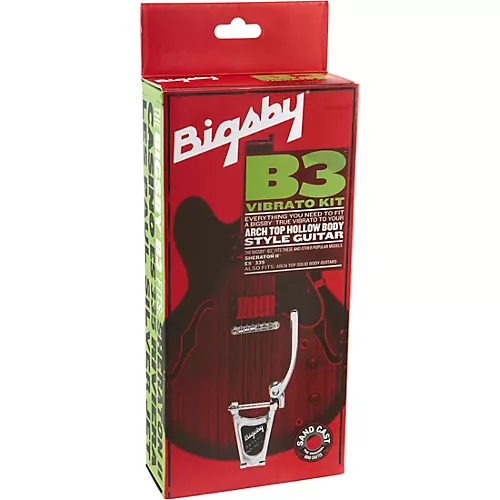 Bigsby B3 Vibrato Kit - Arch Top Hollowbody Guitars Chrome