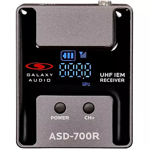 Galaxy Audio ASD-700-2 Digital 15 Channel UHF Plug & Play Wireless In-Ear Monitor Twin Pack System with EB5 Earbuds Frequency CODE B5 550-569 MHz