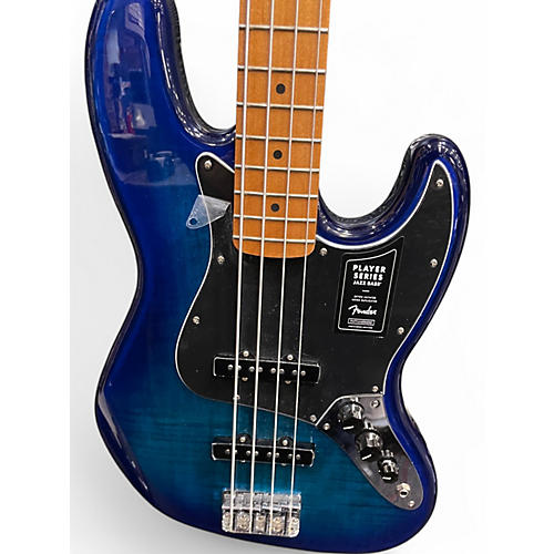 Used Fender player Series Jazz bass Blue Burst Electric Bass Guitar Blue Burst