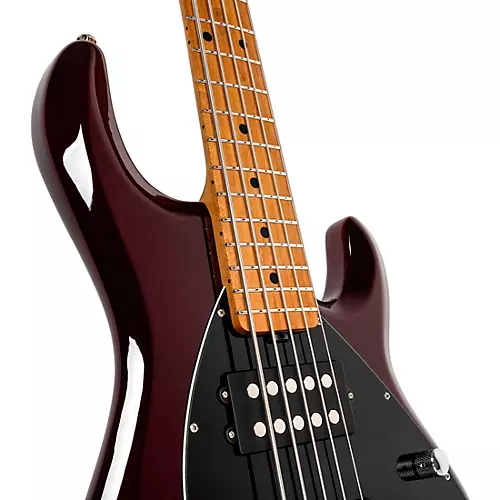 Ernie Ball Music Man StingRay Special 5 HH 5-String Bass Guitar Translucent Oxblood