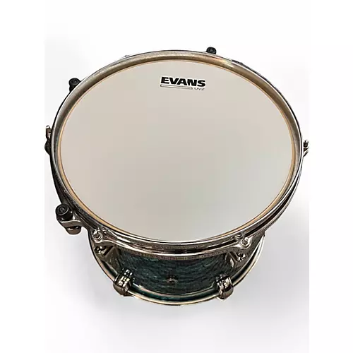 Used TAMA 4 Piece Starclassic Turquoise Pearl Drum Kit Turquoise Pearl