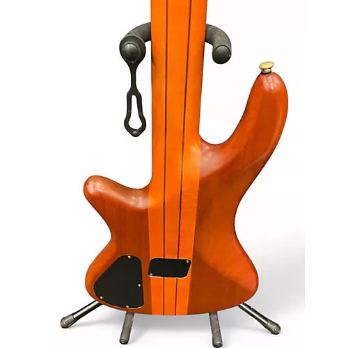 Used Schecter Guitar Research Stiletto Studio 5 String Worn Natural Electric Bass Guitar Worn Natural