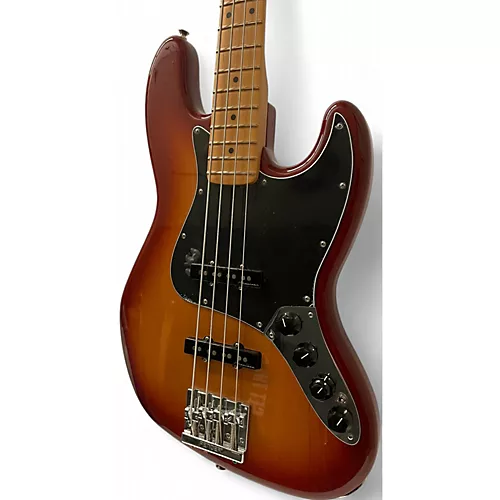 Used Fender Player Plus Active Jazz Bass Sienna Sunburst Electric Bass Guitar Sienna Sunburst