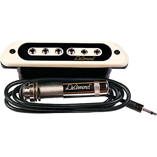 DeArmond Tone Boss Passive Humbucking Acoustic Guitar Soundhole Pickup Cream/Tortoise/Black