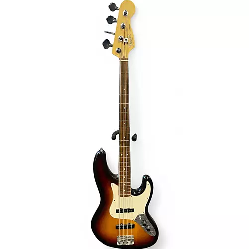 Used 1989 Fender american standard long horn jazz bass Brown Sunburst Electric Bass Guitar Brown Sunburst