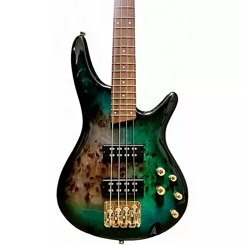 Used Ibanez SR4000E Sea Burst Electric Bass Guitar Sea Burst