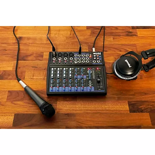 Gemini GEM-12USB 12-Channel USB Mixer for Podcasts With Bluetooth and Effects
