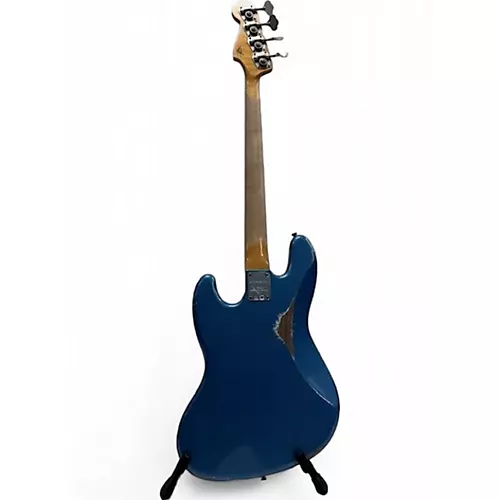 Used 2021 Fender 1960 Jazz Bass Relic Limited Lake Placid Blue Electric Bass Guitar Lake Placid Blue