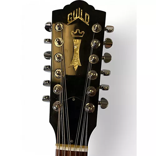 Used Guild D-212 Natural 12 String Acoustic Electric Guitar Natural