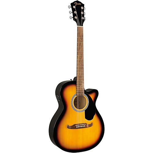 Fender FA-135CE Concert Acoustic-Electric Guitar Pack Sunburst