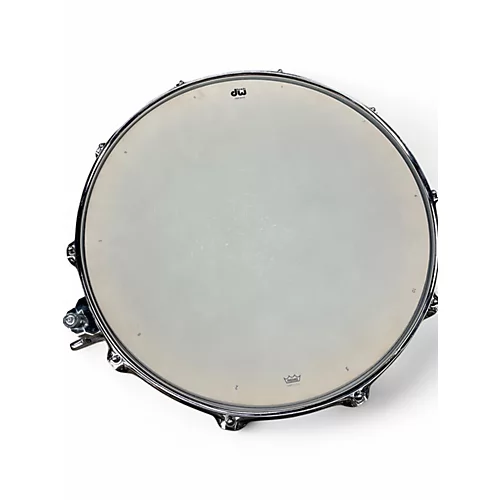 Used DW 4.5X14 Collector's Series Finish Ply Super Solid Maple Snare White Marine Pearl Drum White Marine Pearl 5