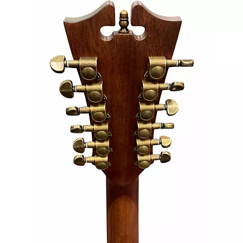 Used D'Angelico premier fulton Brown Sunburst 12 String Acoustic Electric Guitar Brown Sunburst