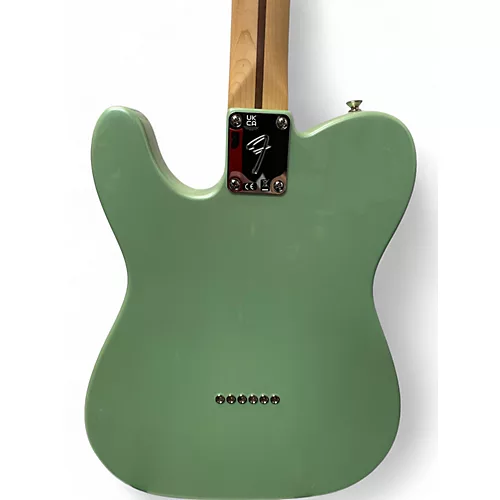 Used Fender Player Telecaster Surf Green Solid Body Electric Guitar Surf Green