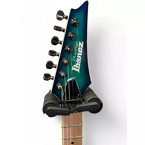 Used Ibanez RG652AHM Prestige Nebula Green Burst Solid Body Electric Guitar Nebula Green Burst