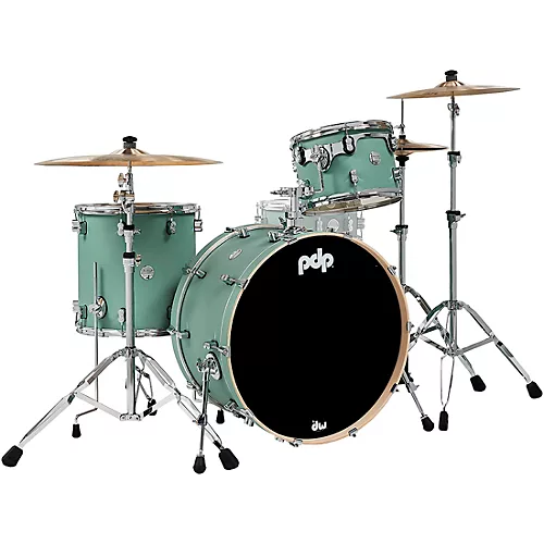 PDP by DW Concept Maple 3-Piece Rock Shell Pack With Chrome Hardware Twisted Ivory