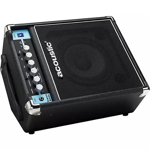 Acoustic B25C 1x8 25W Bass Combo With Tilt-Back Cab Black