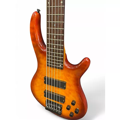 Used Dean Edge Sunburst Electric Bass Guitar Sunburst