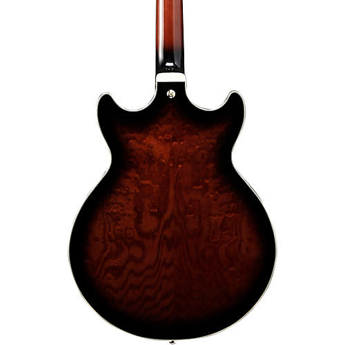 Ibanez AM153QA Artstar Series Electric Guitar Dark Brown Sunburst