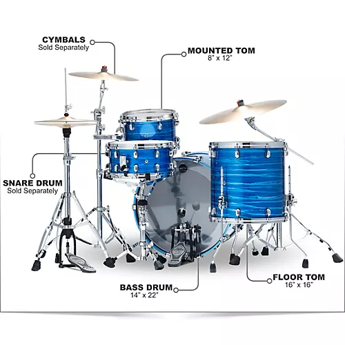 TAMA Starclassic Walnut/Birch 3-Piece Shell Pack With 22