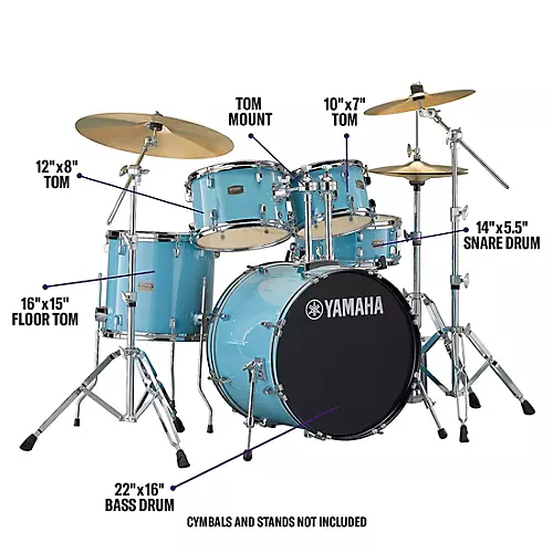 Yamaha Rydeen 5-Piece Shell Pack With 22