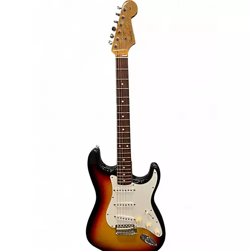 Used 2010 Fender 1960S Stratocaster 2 Tone Sunburst Solid Body Electric Guitar 2 Tone Sunburst