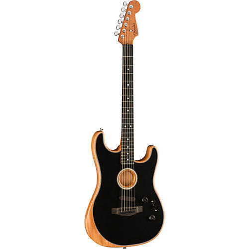 Fender American Acoustasonic Stratocaster Acoustic-Electric Guitar Natural