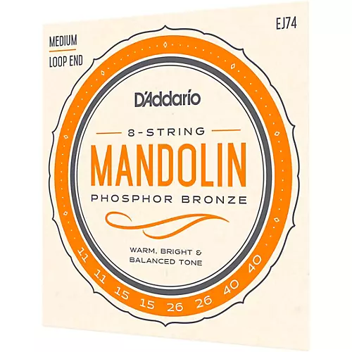 D'Addario EJ74 Phosphor Bronze Medium Mandolin Strings (11-40)