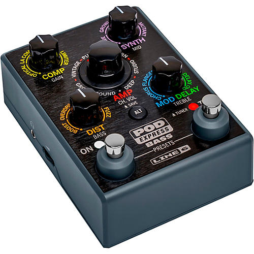Line 6 POD Express Bass Effects Pedal Black