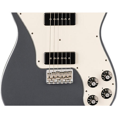 Fender Chris Shiflett Cleaver Telecaster Deluxe Electric Guitar Charcoal Frost Metallic