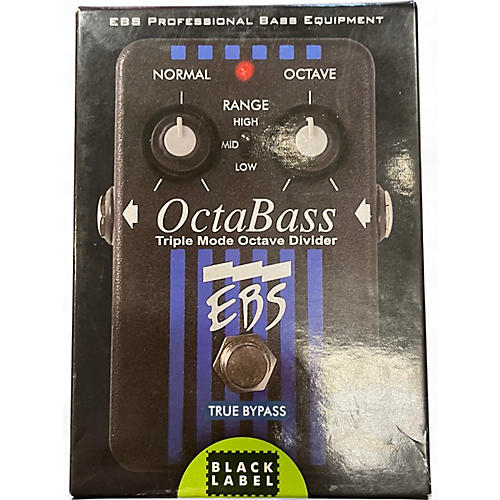 Used EBS Octabass Triple Mode Bass Octave Divider Bass Effect Pedal