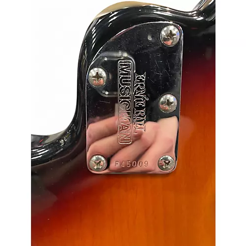 Used Ernie Ball Music Man Big Al 4 String SSS 2 Tone Sunburst Electric Bass Guitar 2 Tone Sunburst