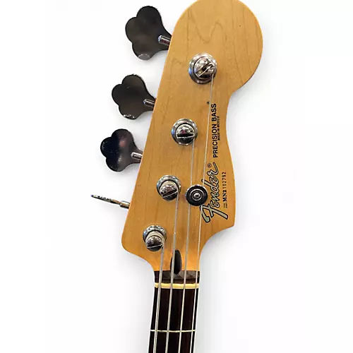 Used Fender Standard Precision Bass Candy Apple Red Electric Bass Guitar Candy Apple Red