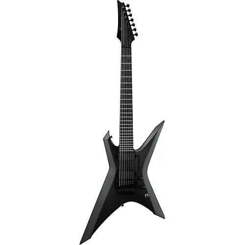 Ibanez Xiphos Iron Label 7str Electric Guitar Black Flat
