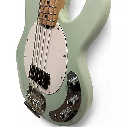 Used Sterling by Music Man Stingray Seafoam Green Electric Bass Guitar Seafoam Green