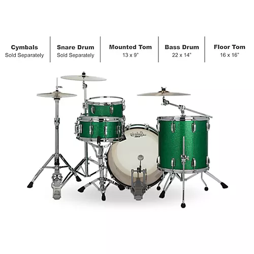 Ludwig Classic Oak 3-Piece Fab Shell Pack With 22
