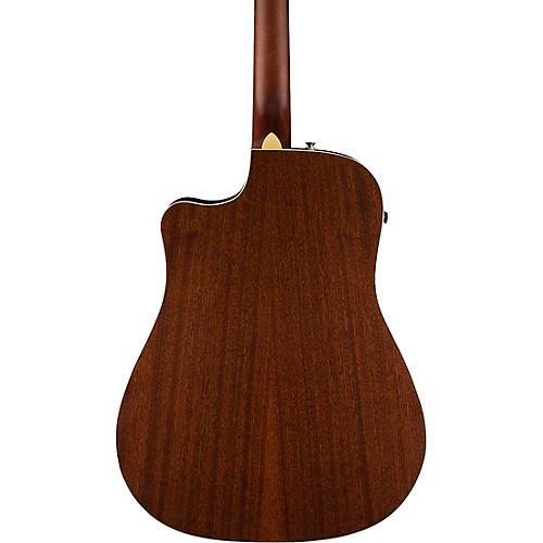 Fender California Redondo Player Acoustic-Electric Guitar Candy Apple Red