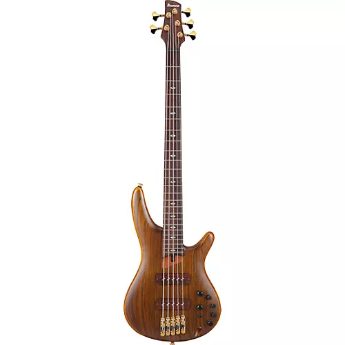 Ibanez Prestige SR5505 5-String Electric Bass Guitar Mocha Flat