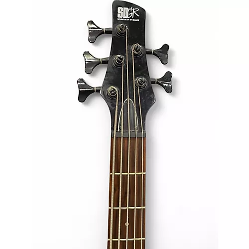 Used Ibanez SR405 5 String Natural Electric Bass Guitar Natural